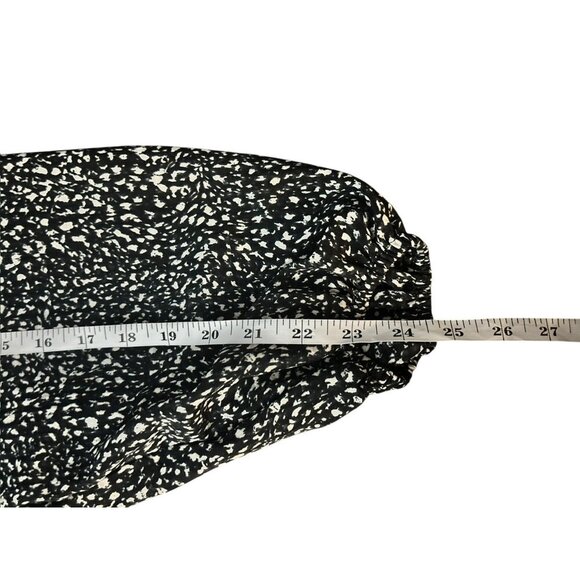 Universal Thread Women's Black & White Speckled Loose Top - Picture 6 of 7